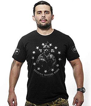 Camiseta Masculina Concept Line Lifestyle tactical beard Team Six Brasil