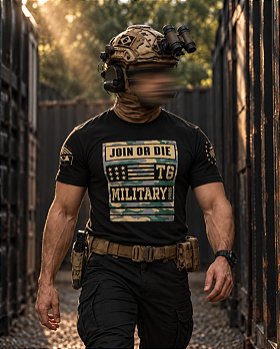 Camiseta Masculina Concept Line Camu Join Or Die Team Six Brasil