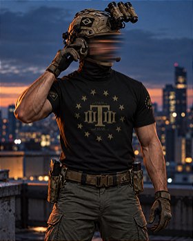 Camiseta Masculina Concept Line Tactical Hurricane Team Six Brasil