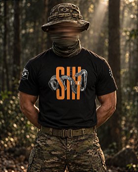 Camiseta Masculina Concept Line Mamba Tactical Team Six Brasil