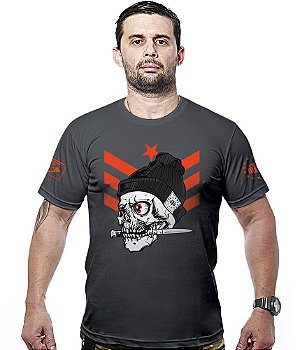 Camiseta Masculina Concept Line Knife Skull Squad Team Six Brasil