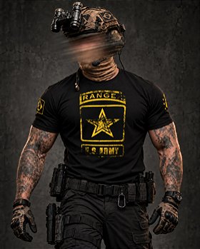 Camiseta Masculina Ranger US Army Secret Box Team Six Brasil