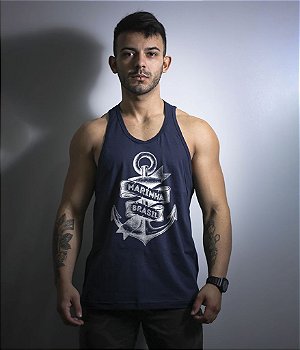 Camiseta Regata Marinha do Brasil Masculina Team Six Brasil