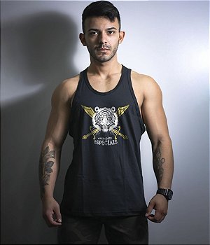 Camiseta Regata Operações na Selva Masculina Team Six Brasil