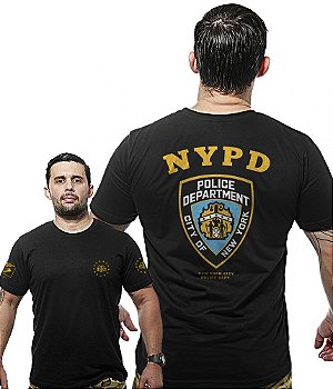 Camiseta Masculina Wide Back NYPD Police Department Team Six Brasil