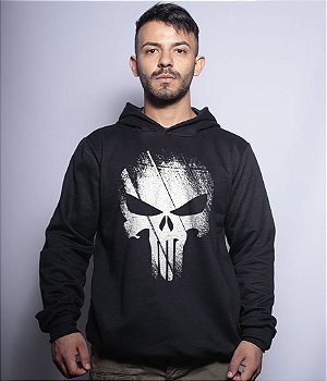 Casaco Militar Masculino Com Capuz Punisher Team Six Brasil