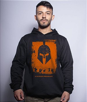 Casaco Militar Com Capuz Masculino Si Vis Pacem Para Bellum Team Six Brasil