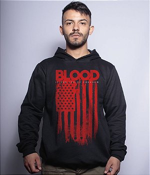 Casaco Militar Com Capuz Blood Is The Ink Of Freedom Team Six Brasil