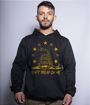 Casaco Militar Com Capuz Don't Tread On Me Snake Team Six Brasil
