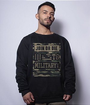 Casaco Básico de Moletom Concept Line Camu Join Or Die Team Six Brasil