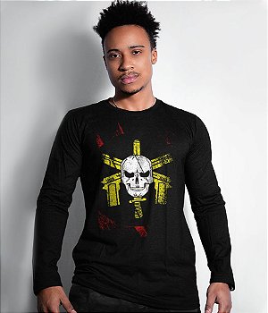Camiseta Manga Longa Bope Masculina Team Six Brasil