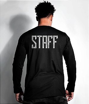 Camiseta Manga Longa Staff Masculina Team Six Brasil
