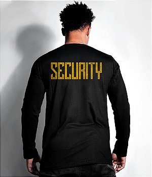 Camiseta Manga Longa Security Masculina Team Six Brasil