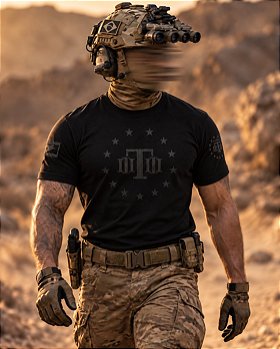 Camiseta Masculina Dark Concept Line Tactical Hurricane Team Six