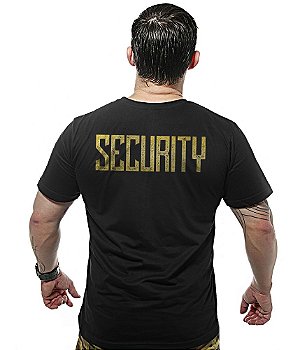 Camiseta Masculina Security Gold Line Team Six Brasil