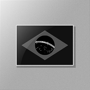 Adesivo Bandeira do Brasil Negativa Team Six Brasil