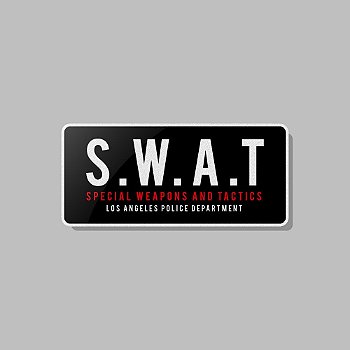 Adesivo S.W.A.T Team Six Brasil
