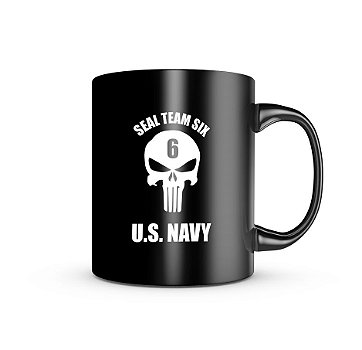 Caneca Dark Militar Seal Team Six Us Navy