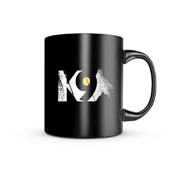 Caneca de Porcelana Dark Militar K9 Police Patrulha com Cão Team Six Brasil