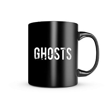 Caneca de Porcelana Dark Militar Ghosts Team Six Brasil