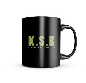 Caneca de Porcelana Dark Militar Alemanha Spezialkrafte Team Six Brasil