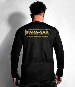 Camiseta Manga Longa PARA-SAR Gold Line Masculina Team Six Brasil