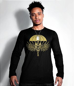 Camiseta Manga Longa PARA-SAR Gold Line Masculina Team Six Brasil