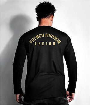 Camiseta Manga Longa Legião Estrangeira Gold Line Masculina Team Six Brasil
