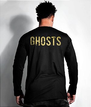 Camiseta Manga Longa GHOSTS Gold Line Masculina Team Six Brasil