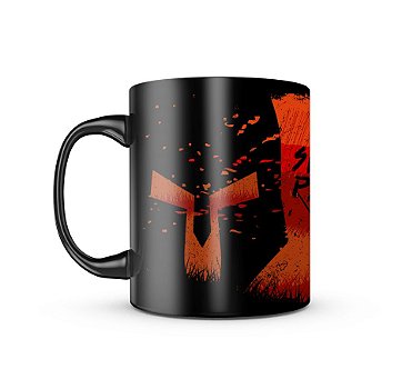 Caneca de Porcelana Dark Militar Si Vis Pacem Para Bellum Team Six Brasil