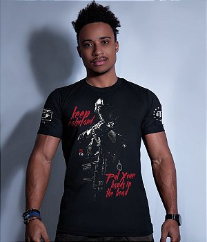 Camiseta Masculina Squad T6 GUFZ6 Keep Calm And Put Your Hands In The Head Team Six Brasil