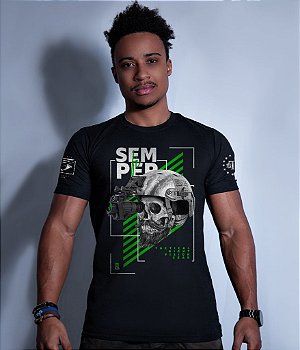 Camiseta Masculina Squad T6 GUFZ6 Semper Fi Night Vision Gear Team Six Brasil