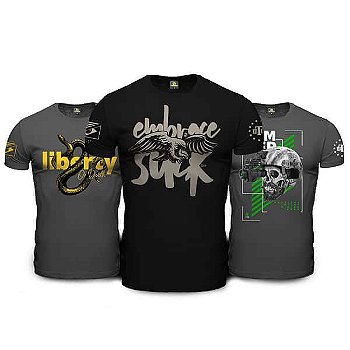 Kit 3 Camisetas Masculinas GUFZ6 Embrace Team Six Brasil