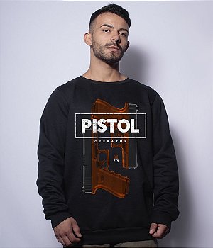 Casaco Básico de Moletom GUFZ6 Glock Pistol Operator Team Six Brasil
