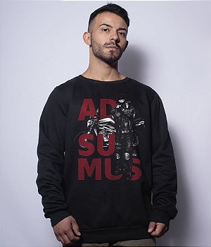 Casaco Básico de Moletom GUFZ6 Adsumus Policia Team Six Brasil