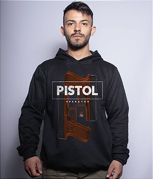 Casaco Com Capuz GUFZ6 Glock Pistol Operator Team Six Brasil