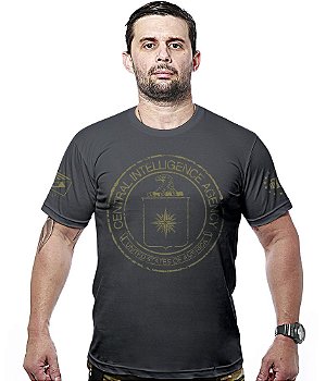 Camiseta Masculina Central Intelligence Agency Hurricane Line Team Six Brasil