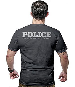Camiseta Masculina Police Department NYPD Hurricane Line Team Six Brasil
