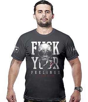 Camiseta Masculina Fuck Your Feelings Hurricane Line Team Six Brasil