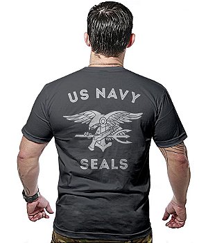 Camiseta Masculina Original Navy Seals Hurricane Line Team Six Brasil