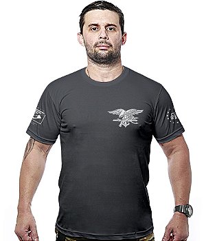 Camiseta Masculina Original Navy Seals Hurricane Line Team Six Brasil