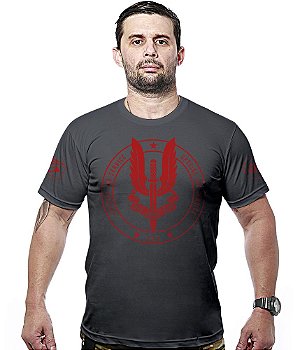 Camiseta Masculina SAS Special Air Service Hurricane Line Team Six Brasil