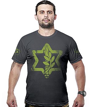Camiseta Masculina Israel Defense Hurricane Line Team Six Brasil