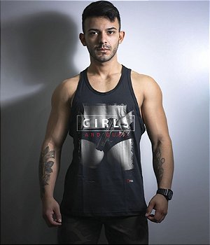 Camiseta Regata GUFZ6 Girls And Guns Masculina Team Six Brasil