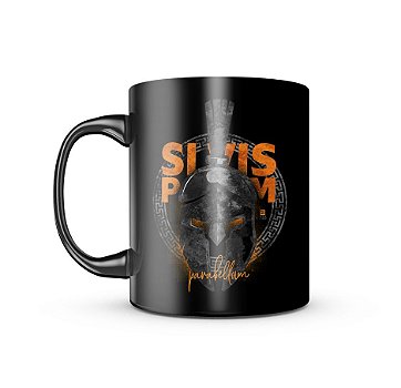 Caneca de Porcelana Dark GUFZ6 Si Vis Pacem Para Bellum Team Six Brasil