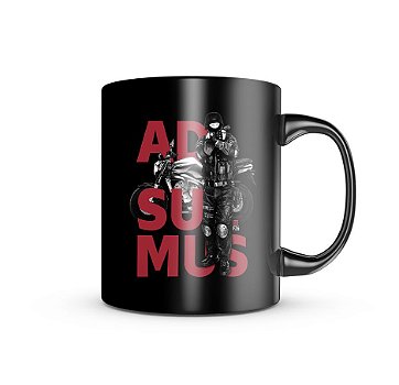Caneca de Porcelana Dark GUFZ6 Adsumus Polícia Team Six Brasil