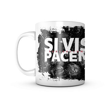 Caneca de Porcelana GUFZ6 Si Vis Pacem Para Bellum Team Six Brasil