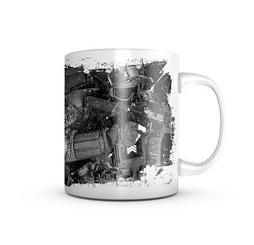 Caneca de Porcelana GUFZ6 Si Vis Pacem Para Bellum Team Six Brasil