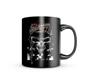 Caneca de Porcelana Dark GUFZ6 PAZ Team Six Brasil