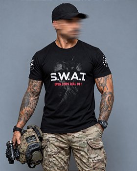 Camiseta Masculina SWAT Forças Especiais EUA Team Six Brasil
